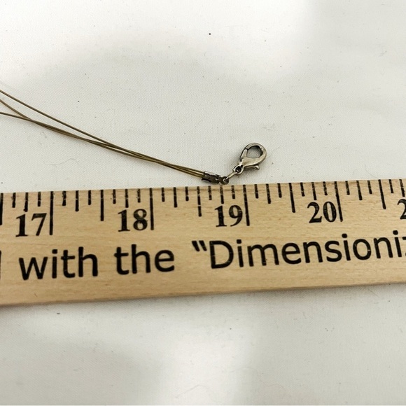 Ocean Multi-Charm Silver Layered Wired Necklace with Whimsical Accents Rare Vaca - Picture 6 of 6